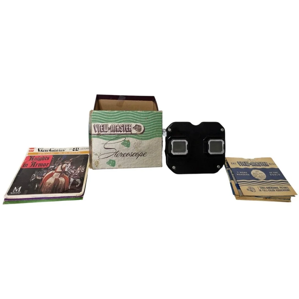 Vintage Sawyer's View-Master 3-Dimension Viewer Model E Original Box Flim